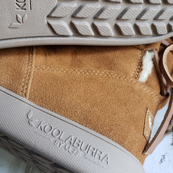 UGG Koolaburra Shazi Short Chestnut Boots NIB - Picture 7 of 9